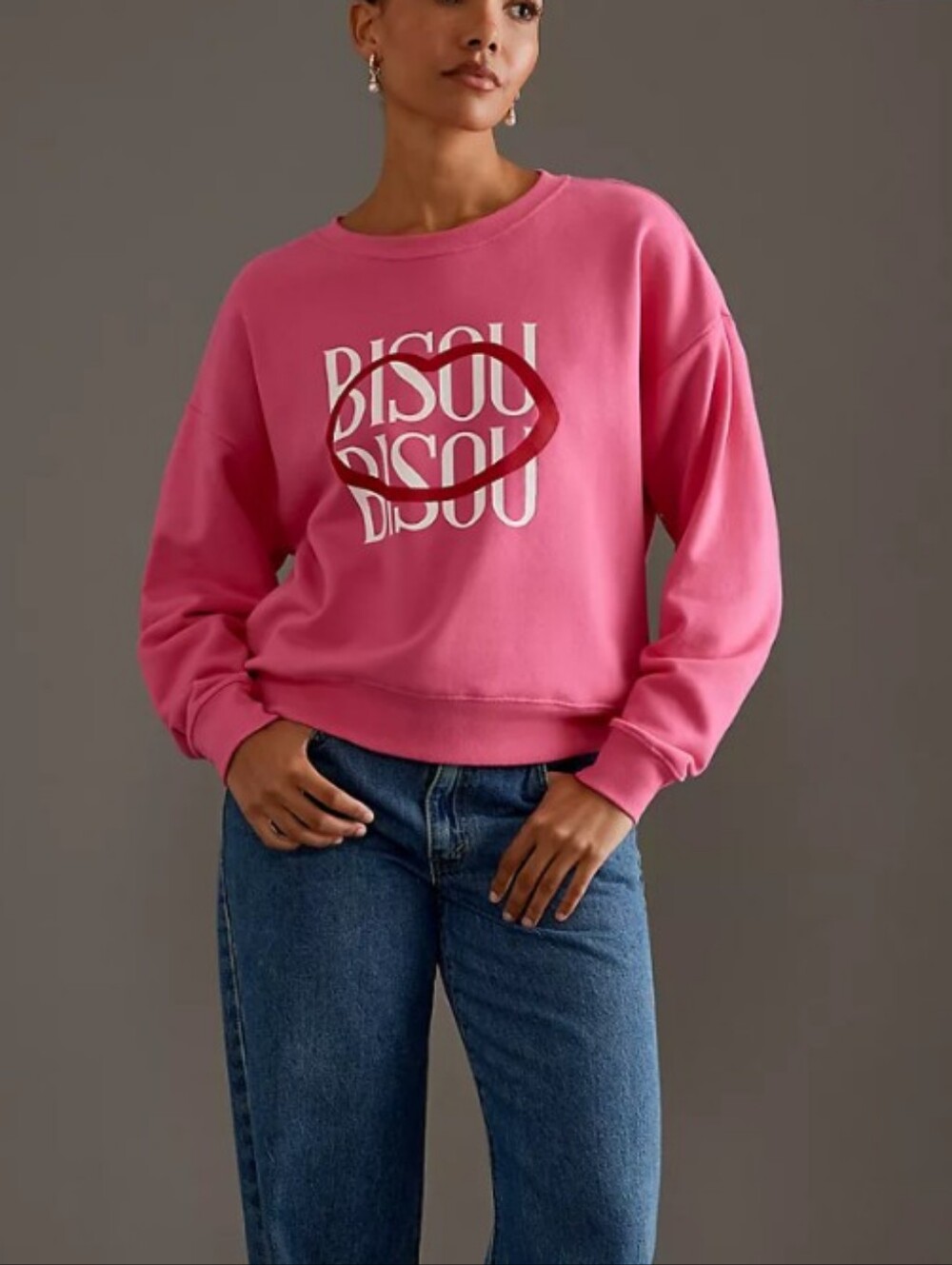 Maeve Jordan Nickson Bisou Bisou Sweatshirt Anthropologie